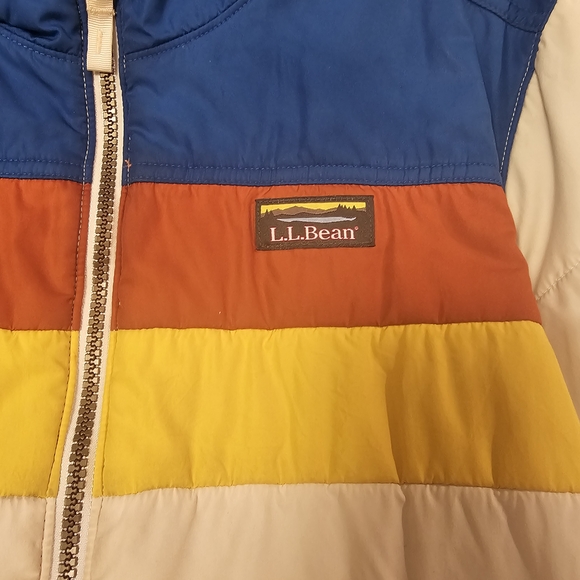 L.L. Bean Women's Multicolor Puffer Jacket - Picture 2 of 3